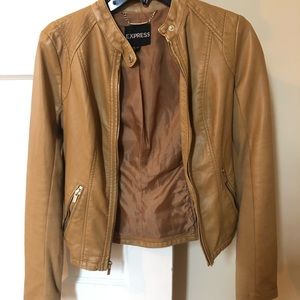 Faux leather jacket